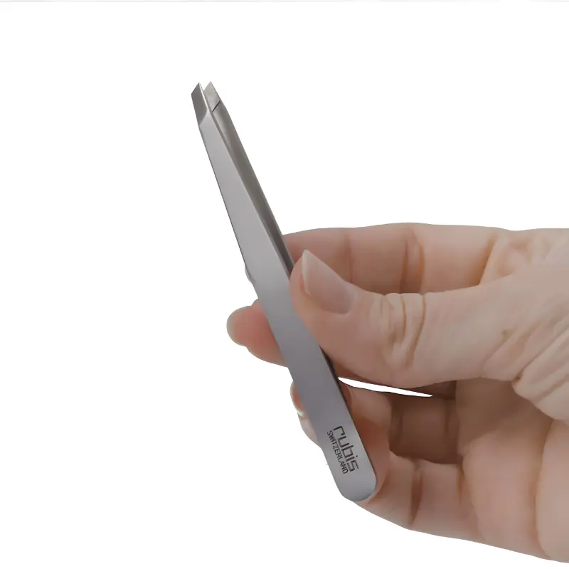 Rubis Switzerland Classic Slant Tip Tweezers