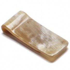 M-Clip Natural Horn Money Clip