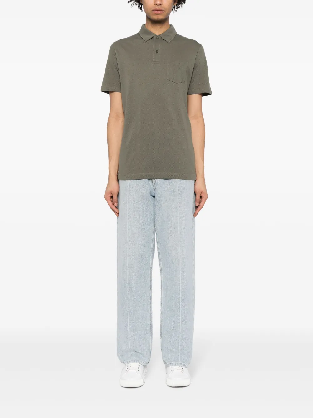 Sunspel Riviera Cotton Mesh Polo