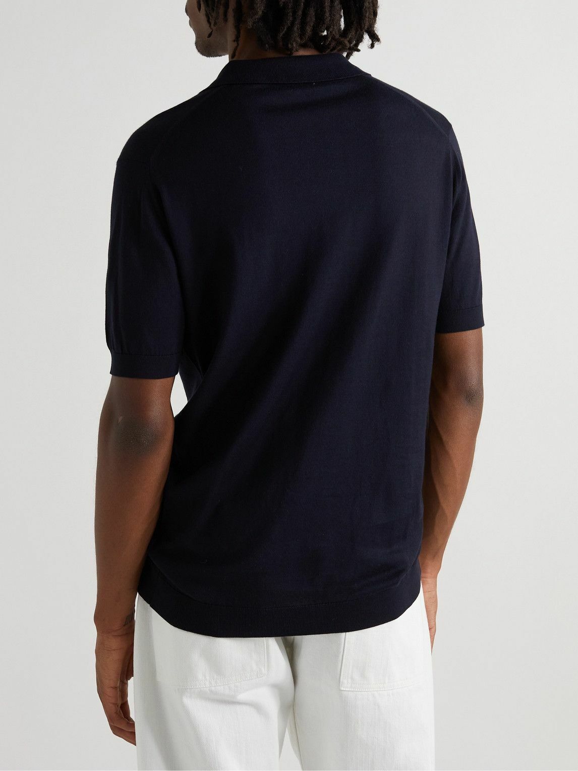 John Smedley Adrian Sea Island Cotton Polo
