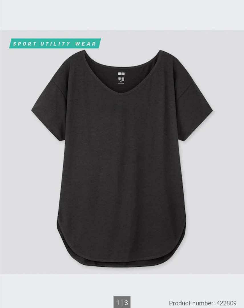 Uniqlo Airism Seamless V-Neck