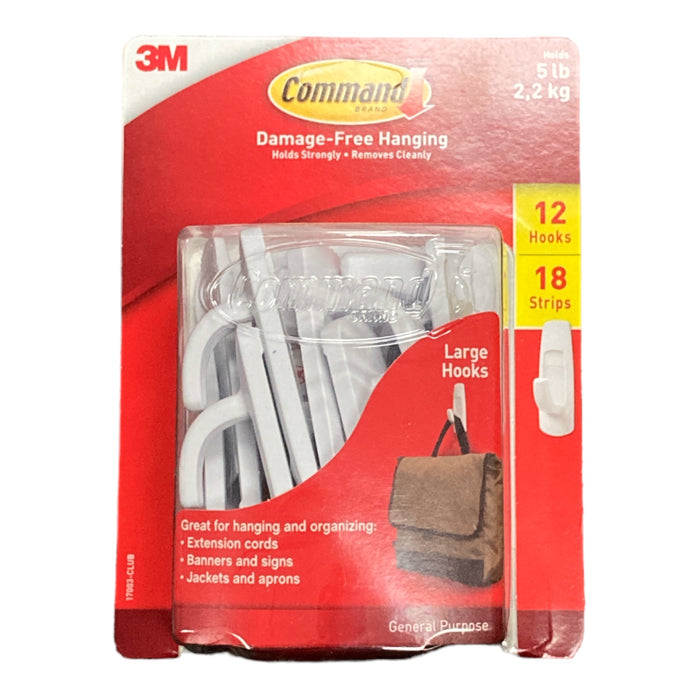 3M Command Large Utility Hooks