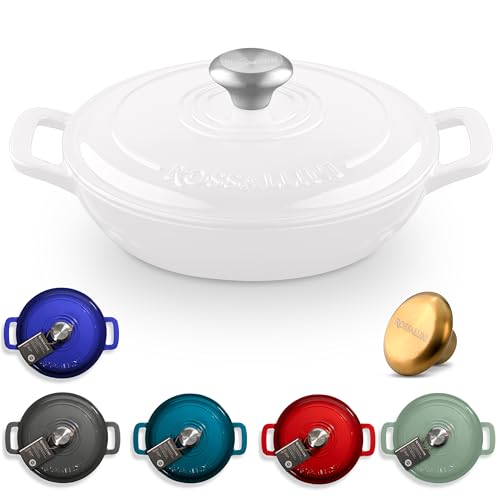 Lodge Enameled Cast Iron 3.2 Qt Braiser