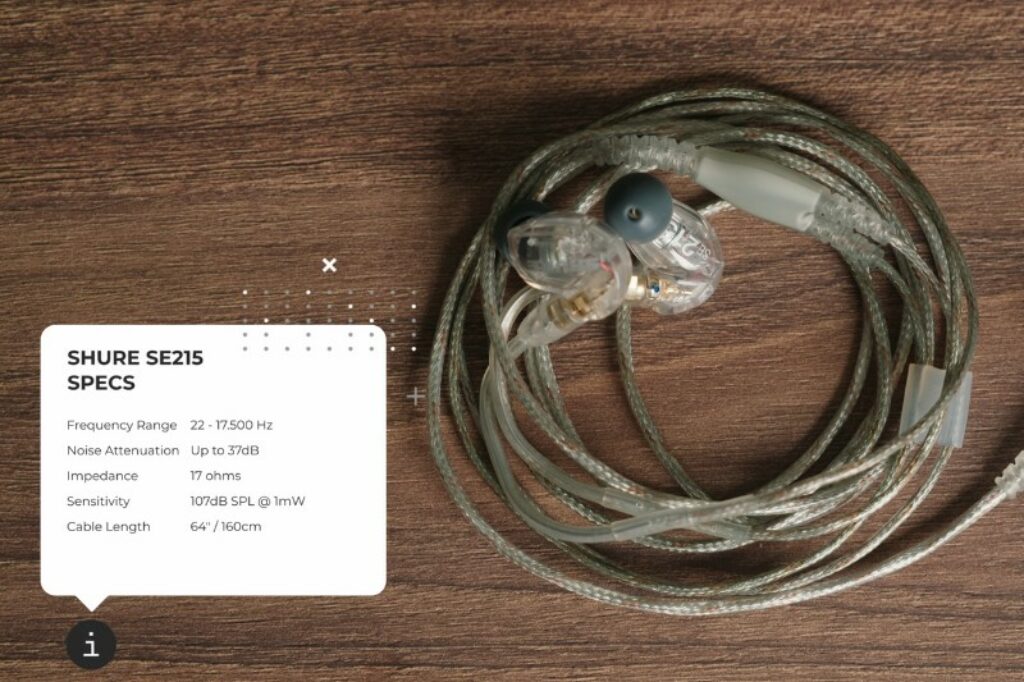 Shure SE215 Sound Isolating Earphones