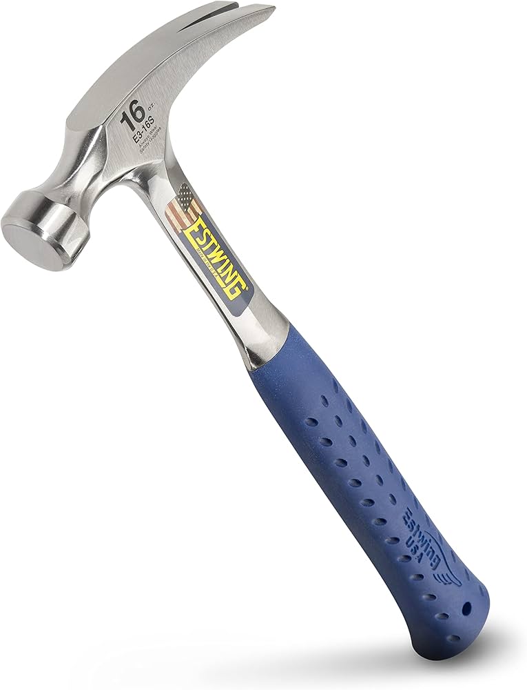 Estwing E3-16C 16 oz Curved Claw Hammer