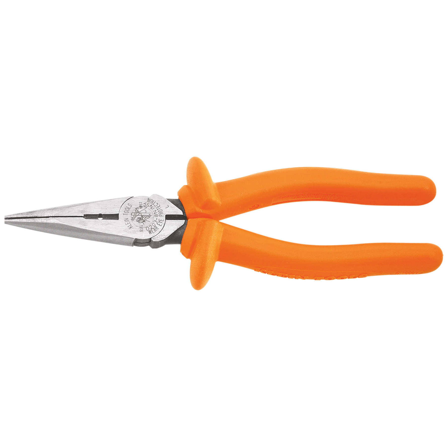 Klein D203-8 8 inch Long Nose Pliers