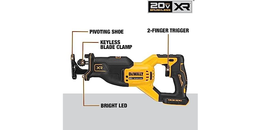 DeWalt DCS382 20V Max XR Reciprocating Saw