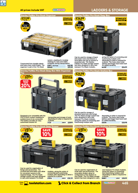 Stanley FatMax Deep Pro Cantilever Tool Box
